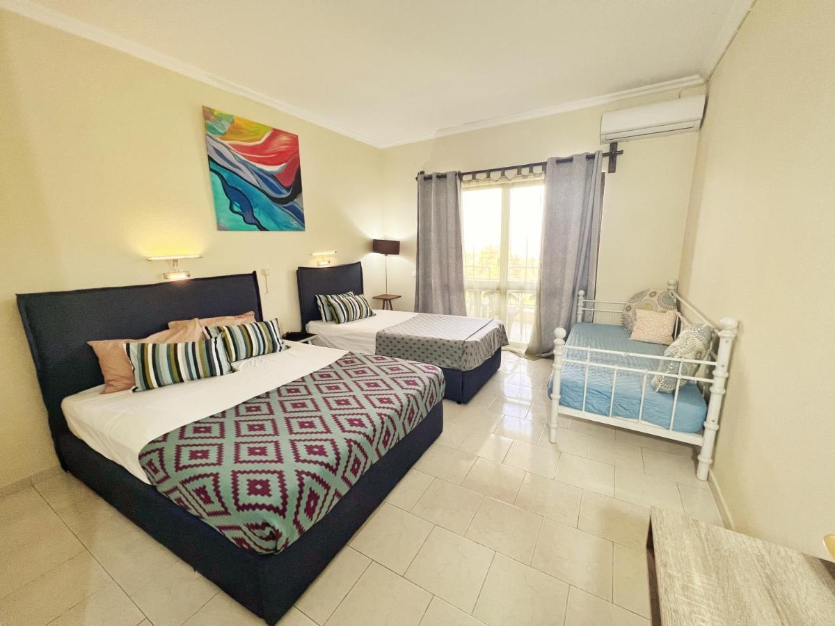 Avra Sunset Sea View Liapades Aparthotel ภายนอก รูปภาพ