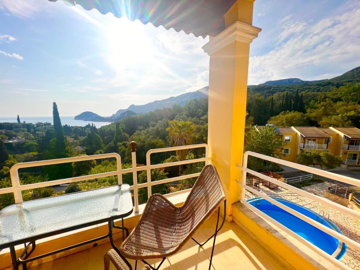 Avra Sunset Sea View Liapades Aparthotel ภายนอก รูปภาพ
