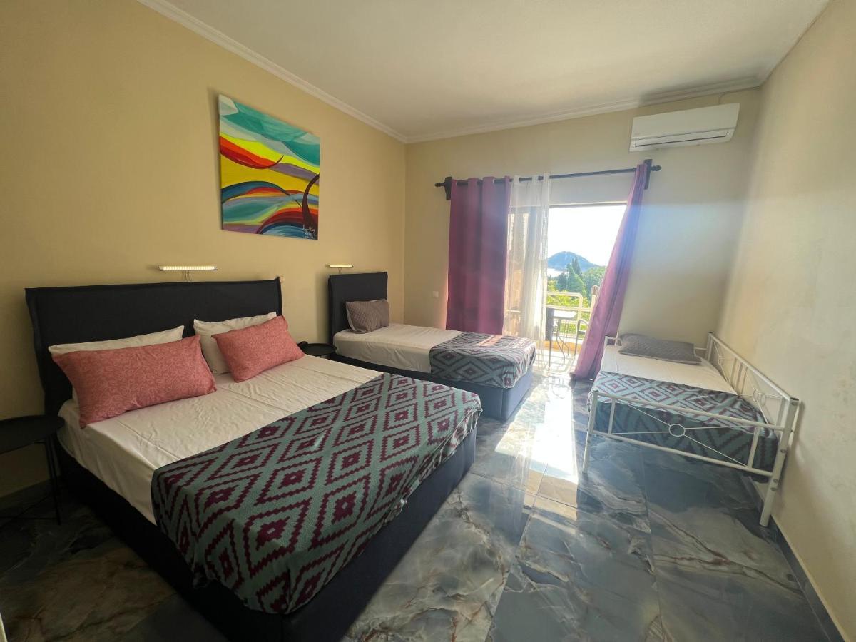 Avra Sunset Sea View Liapades Aparthotel ภายนอก รูปภาพ